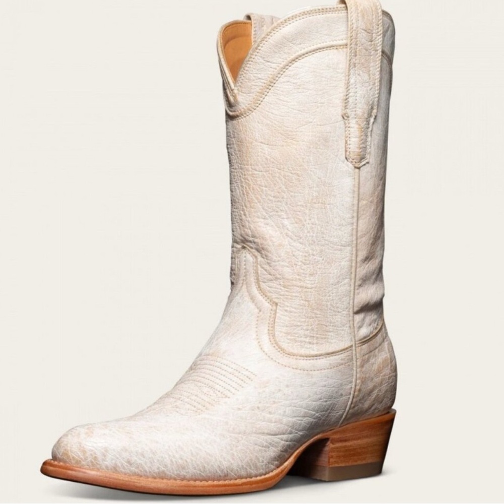 Tecovas Cream Western Boot